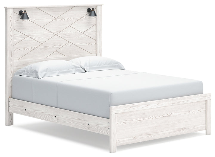Gerridan Queen Panel Bed with Dresser and 2 Nightstands