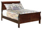 Alisdair  Sleigh Bed With Mirrored Dresser, Chest And Nightstand