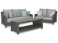 Elite Park Outdoor Sofa and Loveseat with Coffee Table