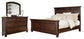 Porter Queen Panel Bed with Mirrored Dresser