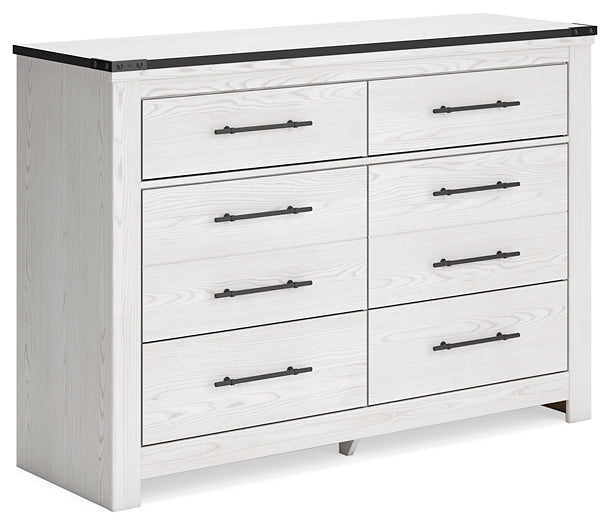 Schoenberg King Panel Bed with Dresser