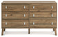Aprilyn Full Bookcase Headboard with Dresser and 2 Nightstands